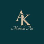 logo of AK mehndi art by the swindz